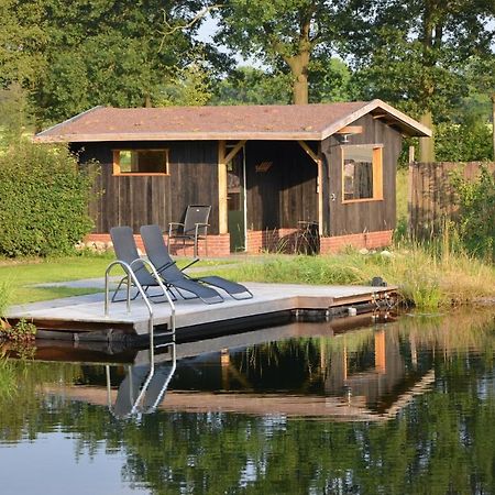 B&B Pipowagen "Het Wellnesst" Op Wellness Camping En B&B Stoltenborg Meddo Экстерьер фото